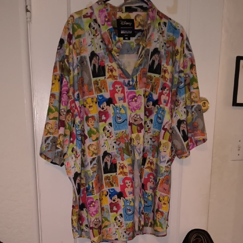 Disney | Colorful Character Print Men's Shirt